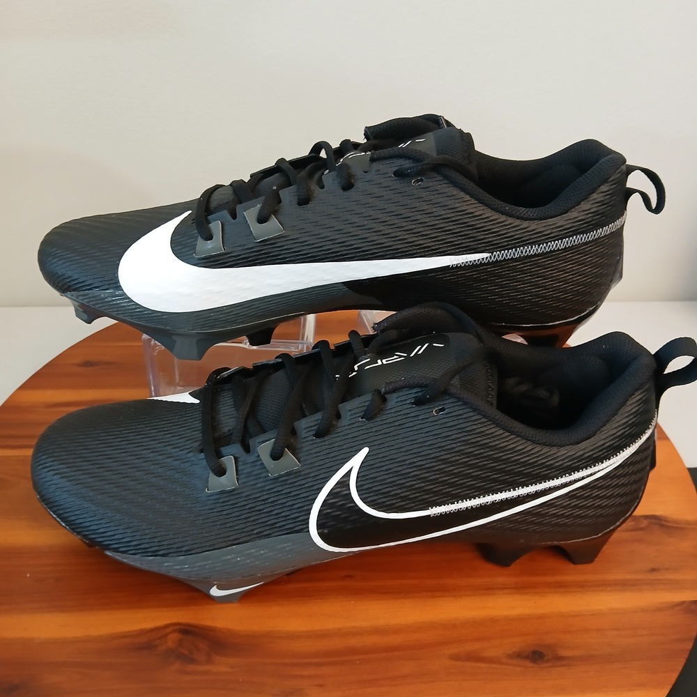 Nike Vapor Edge Shark 2 Football Cleats Mens 14.5 Black White FN7764-001